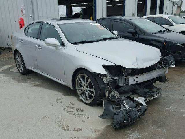 JTHBK262185070109 - 2008 LEXUS IS 250 SILVER photo 1