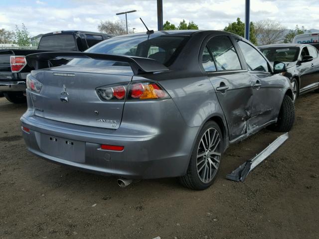 JA32U8FW8GU003964 - 2016 MITSUBISHI LANCER GT SILVER photo 4