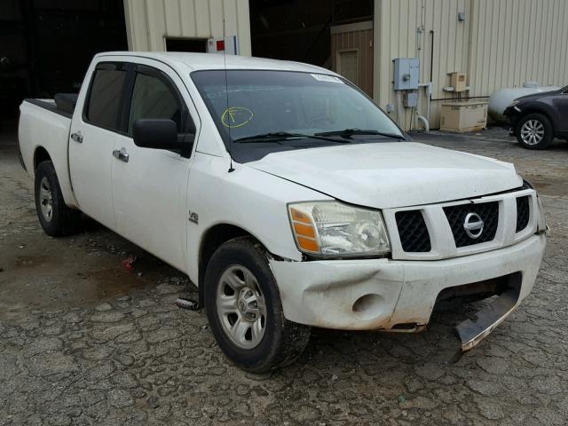 1N6AA07A84N567949 - 2004 NISSAN TITAN XE WHITE photo 1