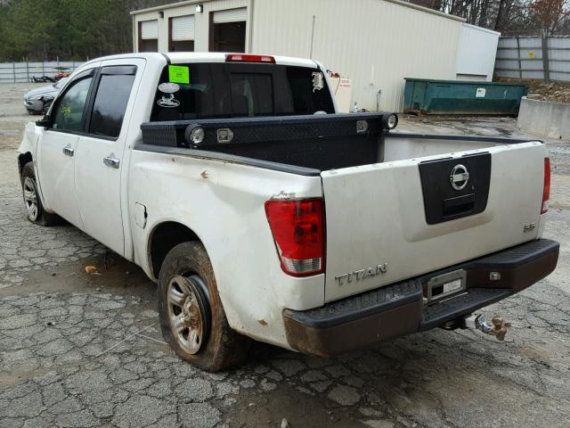 1N6AA07A84N567949 - 2004 NISSAN TITAN XE WHITE photo 3