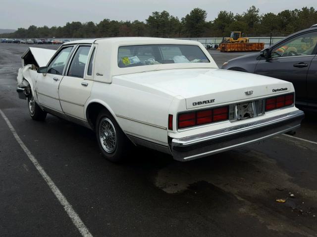 1G1BU51E7KA126835 - 1989 CHEVROLET CAPRICE CL 白色 照片 3