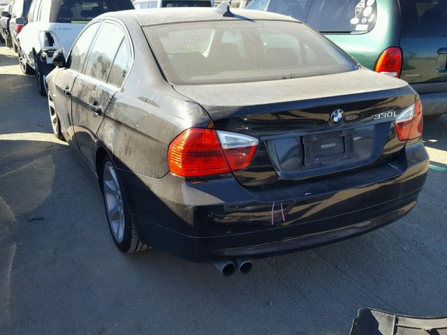 WBAVB33536KR75210 - 2006 BMW 330 I BLACK photo 3