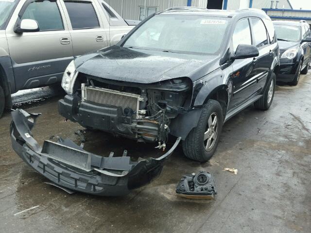 2CNDL63F266051328 - 2006 CHEVROLET EQUINOX BLACK photo 2