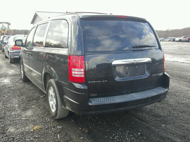 2A8HR54179R574468 - 2009 CHRYSLER TOWN & COU BLACK photo 3