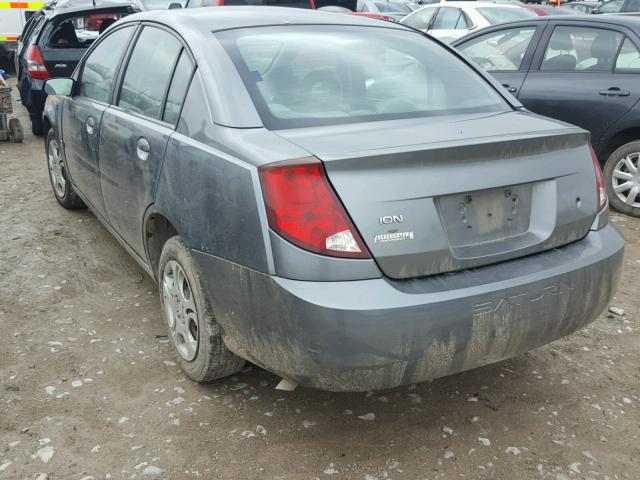1G8AJ52F15Z168274 - 2005 SATURN ION LEVEL GRAY photo 3