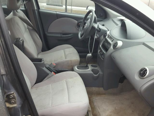 1G8AJ52F15Z168274 - 2005 SATURN ION LEVEL GRAY photo 5