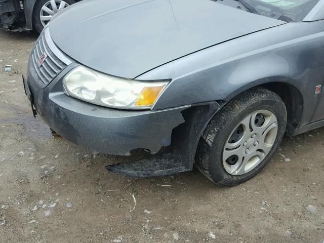 1G8AJ52F15Z168274 - 2005 SATURN ION LEVEL GRAY photo 9