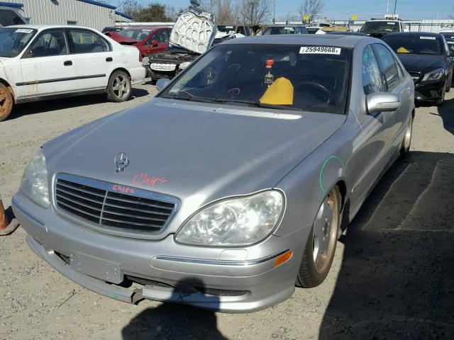 WDBNG75J61A179912 - 2001 MERCEDES-BENZ S 500 SILVER photo 2