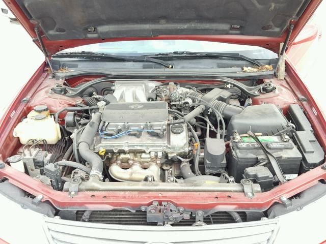 2T1CF22P12C596908 - 2002 TOYOTA CAMRY SOLA RED photo 7