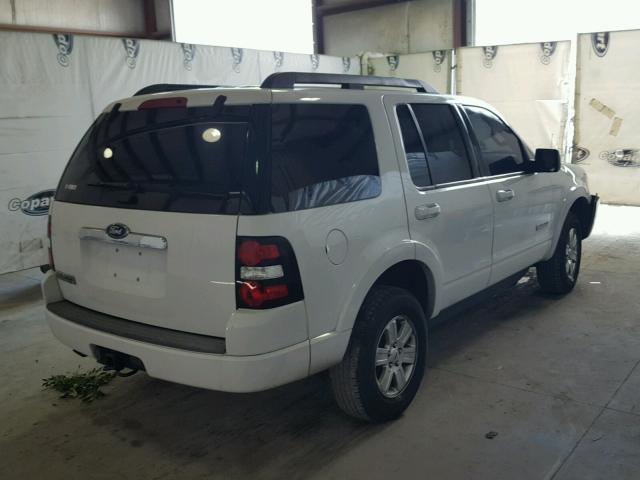 1FMEU63E28UB02680 - 2008 FORD EXPLORER X WHITE photo 4