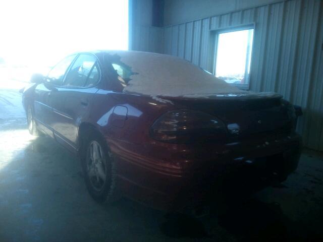 1G2WP52K02F283828 - 2002 PONTIAC GRAND PRIX BURGUNDY photo 3