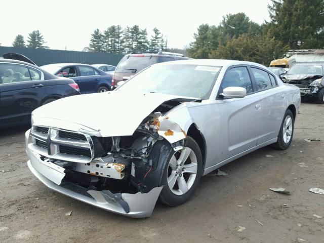 2C3CDXBG2CH214755 - 2012 DODGE CHARGER SE SILVER photo 2