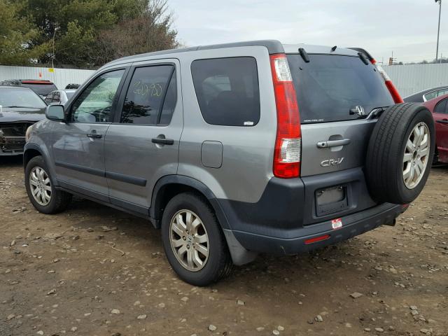 JHLRD788X6C049831 - 2006 HONDA CR-V EX GRAY photo 3