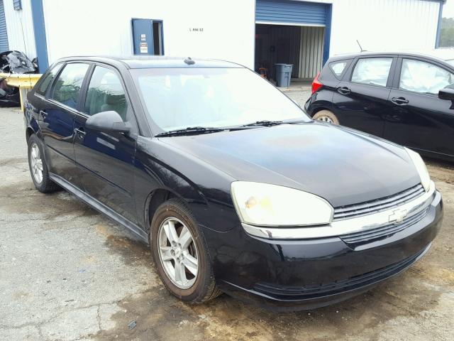 1G1ZT64874F185614 - 2004 CHEVROLET MALIBU MAX BLACK photo 1