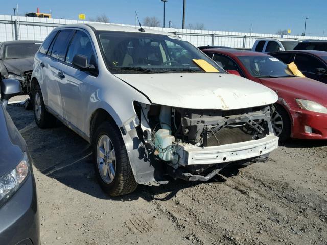 2FMDK3GC7CBA19673 - 2012 FORD EDGE SE WHITE photo 1