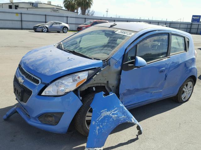 KL8CB6S91DC536930 - 2013 CHEVROLET SPARK LS BLUE photo 10