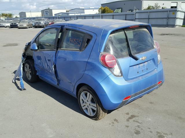 KL8CB6S91DC536930 - 2013 CHEVROLET SPARK LS BLUE photo 3