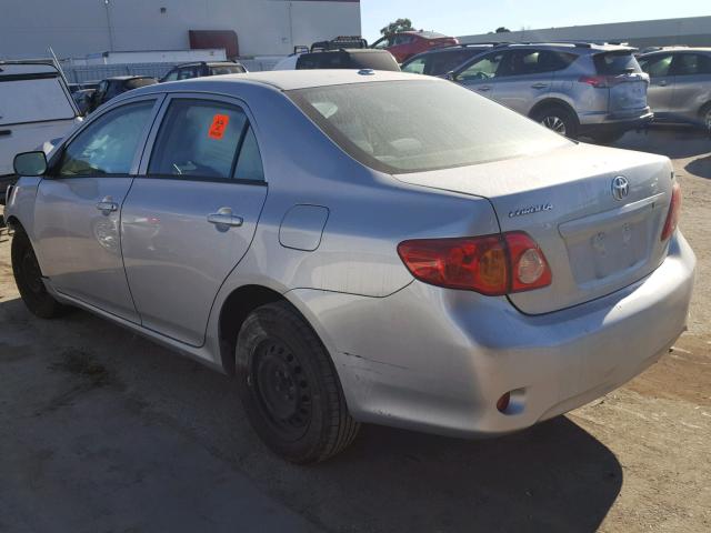 1NXBU40EX9Z143782 - 2009 TOYOTA COROLLA BA GRAY photo 3