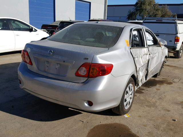 1NXBU40EX9Z143782 - 2009 TOYOTA COROLLA BA GRAY photo 4