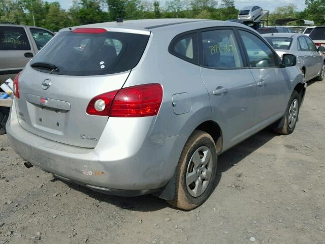 JN8AS58V49W193635 - 2009 NISSAN ROGUE S SILVER photo 4