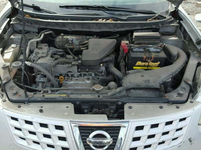 JN8AS58V49W193635 - 2009 NISSAN ROGUE S SILVER photo 7