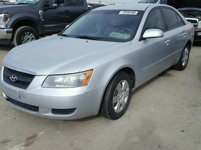 5NPET46C68H398237 - 2008 HYUNDAI SONATA GLS SILVER photo 2