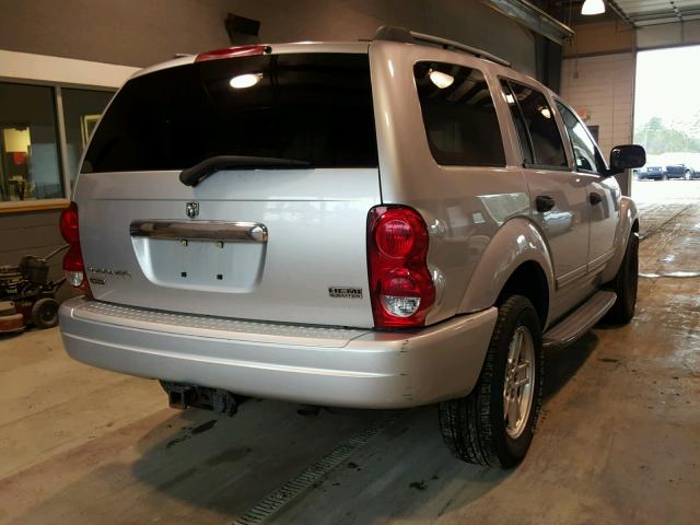 1D4HB58206F120549 - 2006 DODGE DURANGO LI SILVER photo 4