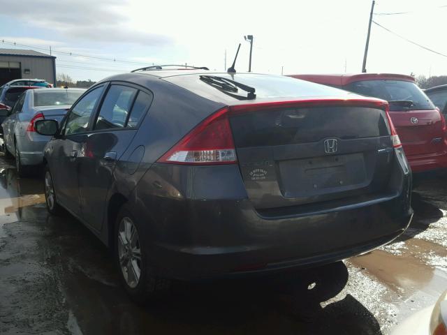 JHMZE2H75AS035269 - 2010 HONDA INSIGHT EX GRAY photo 3