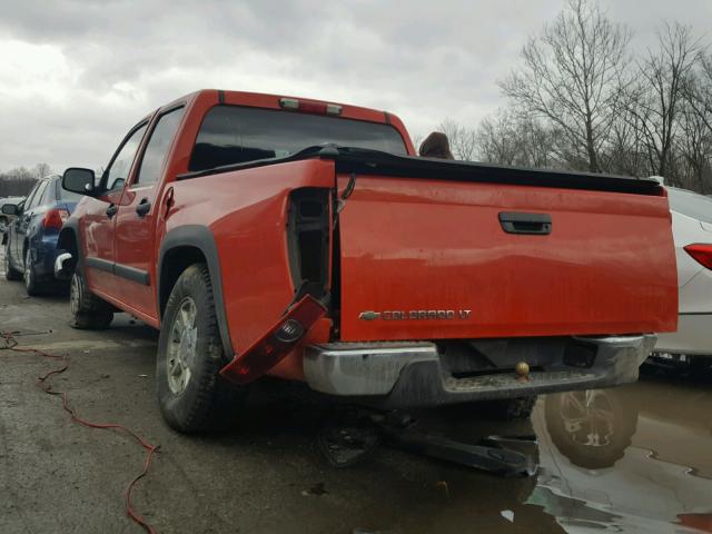 1GCDT33E988182683 - 2008 CHEVROLET COLORADO L ORANGE photo 3