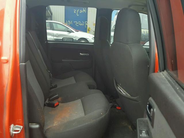 1GCDT33E988182683 - 2008 CHEVROLET COLORADO L ORANGE photo 6