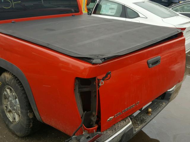 1GCDT33E988182683 - 2008 CHEVROLET COLORADO L ORANGE photo 9