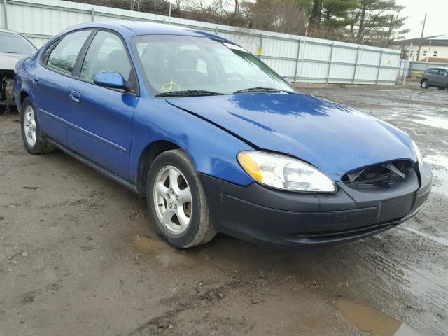 1FAFP53U03A176438 - 2003 FORD TAURUS SE BLUE photo 1