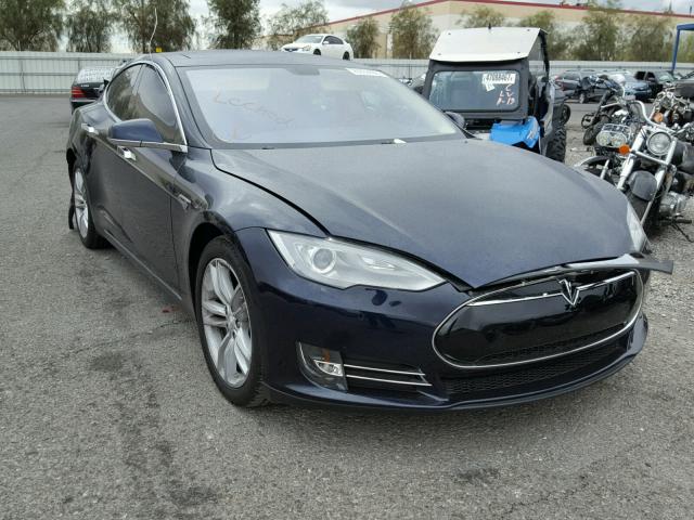 5YJSA1CN0DFP27990 - 2013 TESLA MODEL S BLUE photo 1