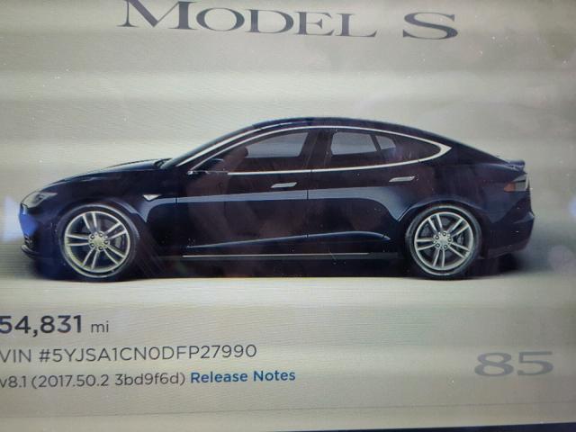 5YJSA1CN0DFP27990 - 2013 TESLA MODEL S BLUE photo 8