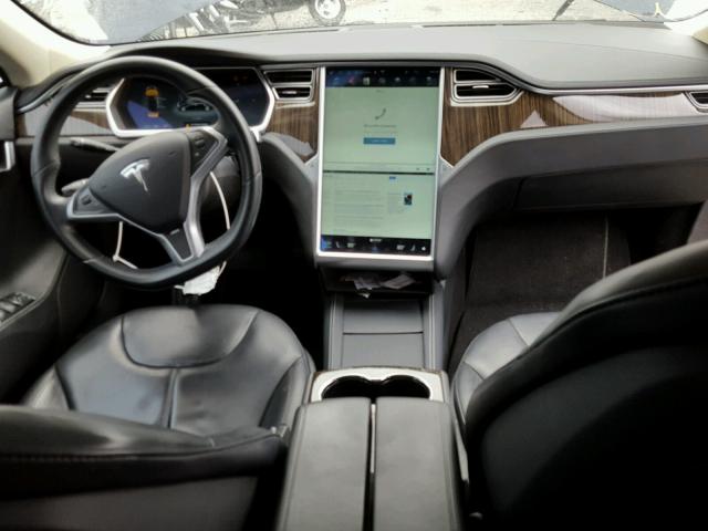 5YJSA1CN0DFP27990 - 2013 TESLA MODEL S BLUE photo 9