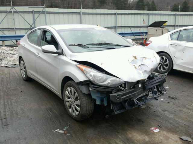 KMHDH4AE4DU557922 - 2013 HYUNDAI ELANTRA GL SILVER photo 1