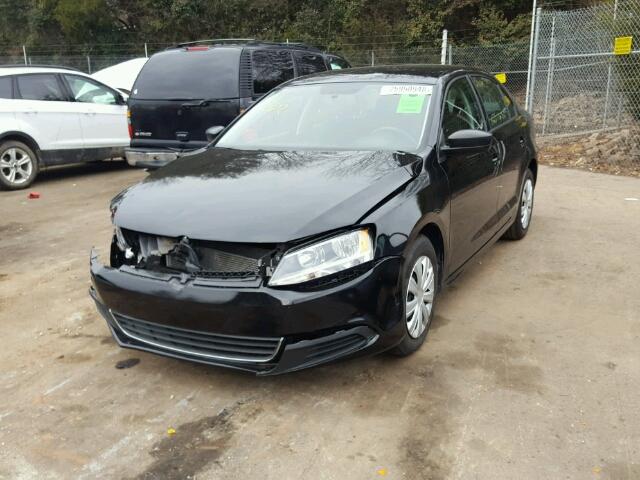 3VW2K7AJ0FM284252 - 2015 VOLKSWAGEN JETTA BASE BLACK photo 2