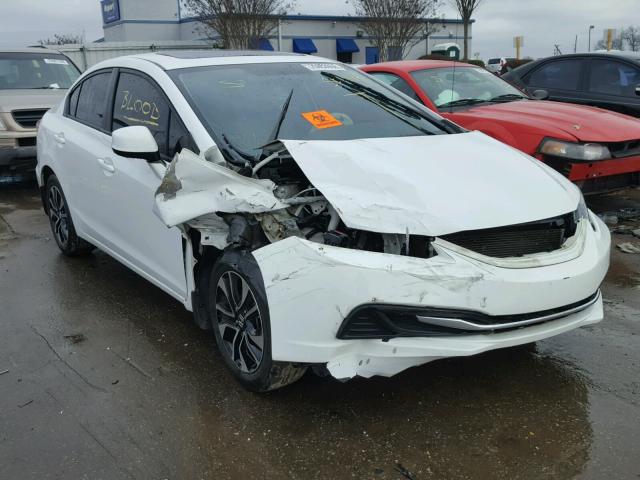 2HGFB2F82DH544032 - 2013 HONDA CIVIC EX WHITE photo 1