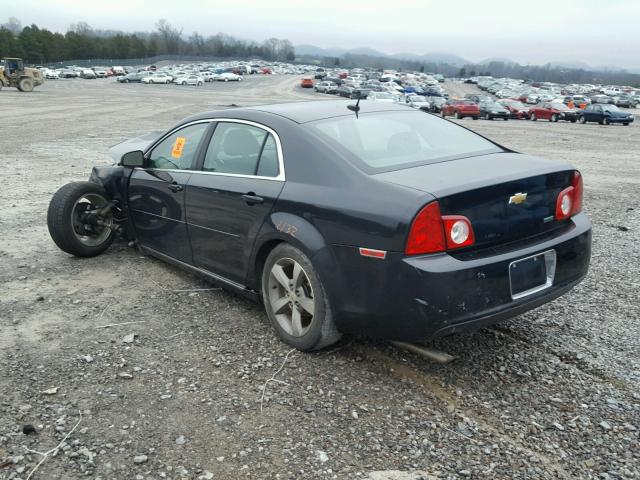 1G1ZC5EUXBF139472 - 2011 CHEVROLET MALIBU 1LT BLACK photo 3