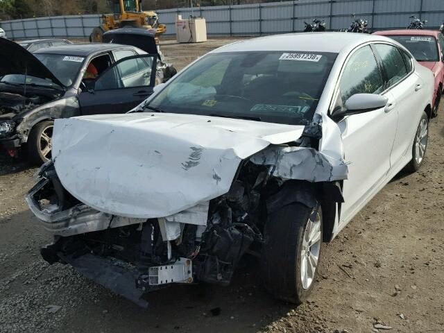 1C3CCCAB6FN666592 - 2015 CHRYSLER 200 LIMITE WHITE photo 2