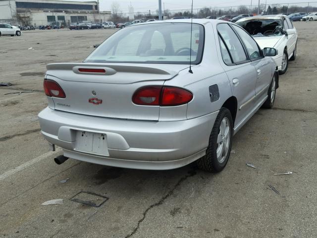 1G1JH52T227163043 - 2002 CHEVROLET CAVALIER Z SILVER photo 4