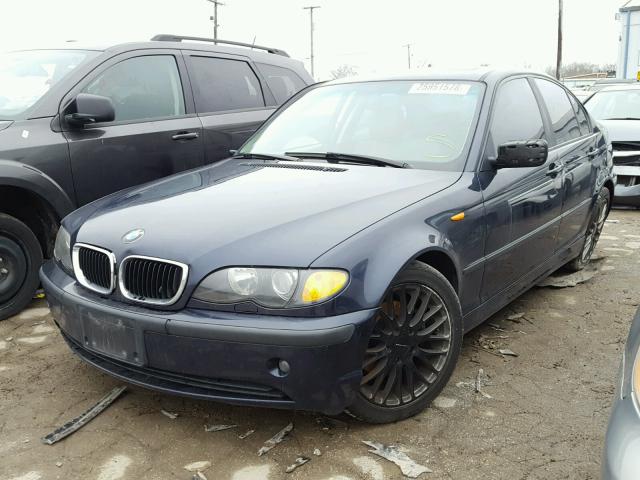 WBAET37452NJ21438 - 2002 BMW 325 I BLUE photo 2