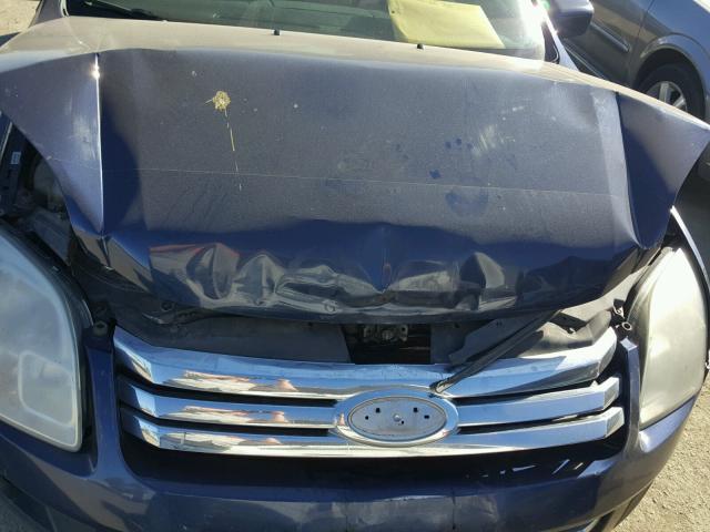 3FAHP071X7R218282 - 2007 FORD FUSION SE BLUE photo 7