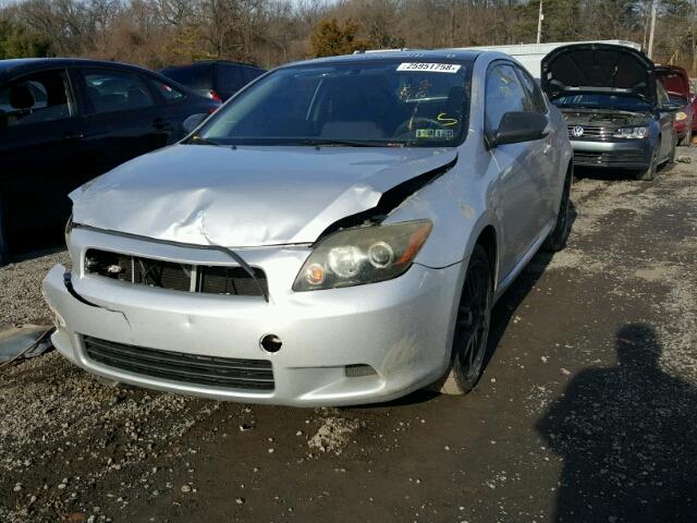 JTKDE167080265387 - 2008 TOYOTA SCION TC SILVER photo 2