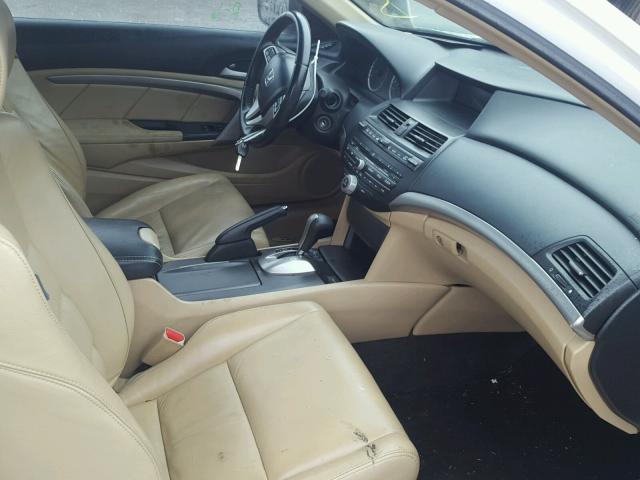 1HGCS22808A007060 - 2008 HONDA ACCORD EXL WHITE photo 5