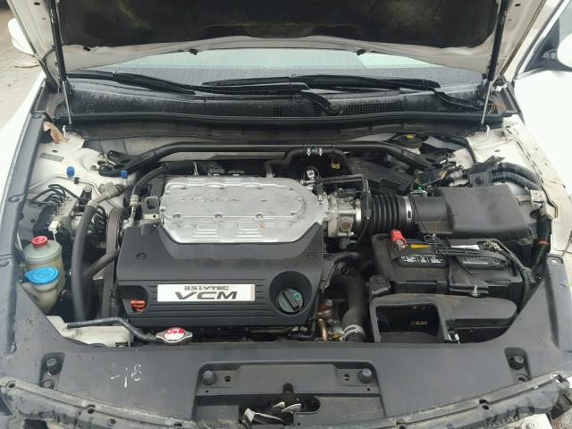 1HGCS22808A007060 - 2008 HONDA ACCORD EXL WHITE photo 7
