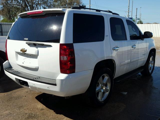 1GNFC13J98R113715 - 2008 CHEVROLET TAHOE C150 WHITE photo 4