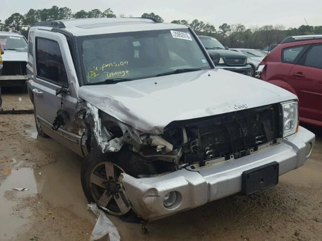 1J8HH48K98C158526 - 2008 JEEP COMMANDER SILVER photo 1