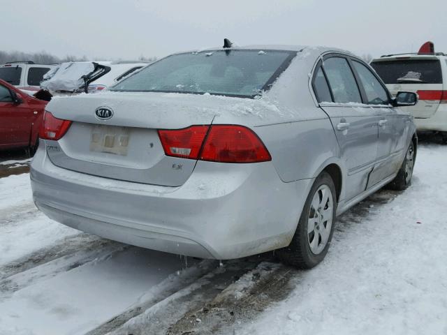 KNAGE228495290867 - 2009 KIA OPTIMA LX SILVER photo 4