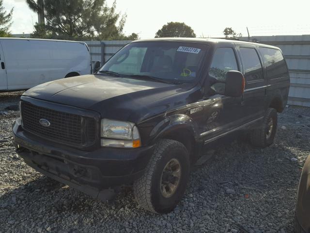 1FMNU43S73EC32449 - 2003 FORD EXCURSION BLACK photo 2